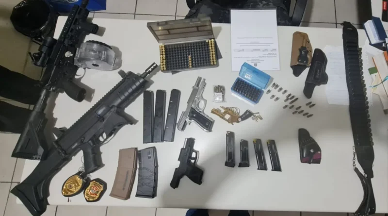 Investigação de tráfico em Jambeiro prende suspeito com fuzil, pistolas e revólver em São José dos Campos